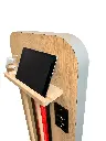 Infraroodsauna HUGseat glas en tablethouder en eenvoudige touchbediening.webp